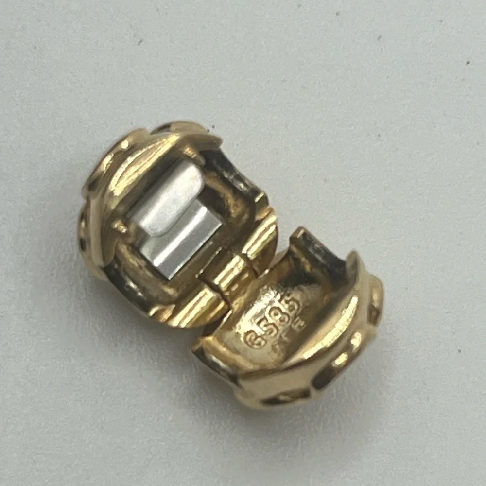 Reserved PANDORA 14K Gold Cherry Blossom Clip Charm - Picture 5 of 6